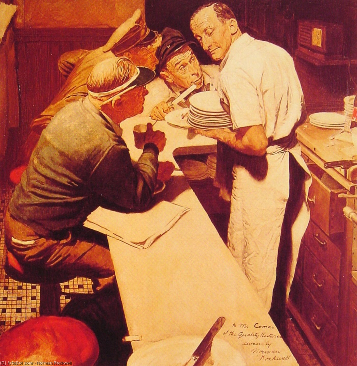 War News — Norman Rockwell
