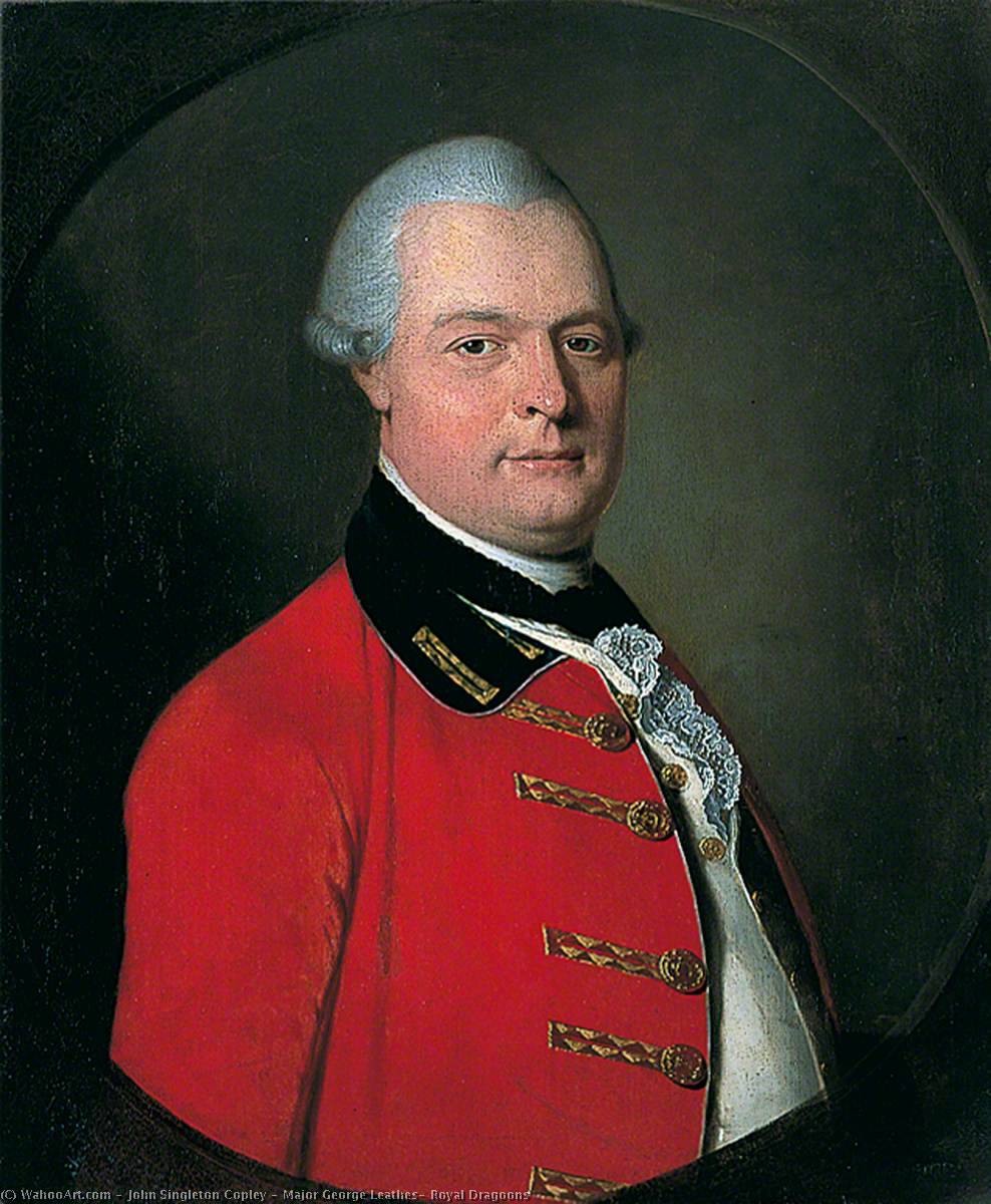 Major George Leathes, Royal Dragoons — John Singleton Copley