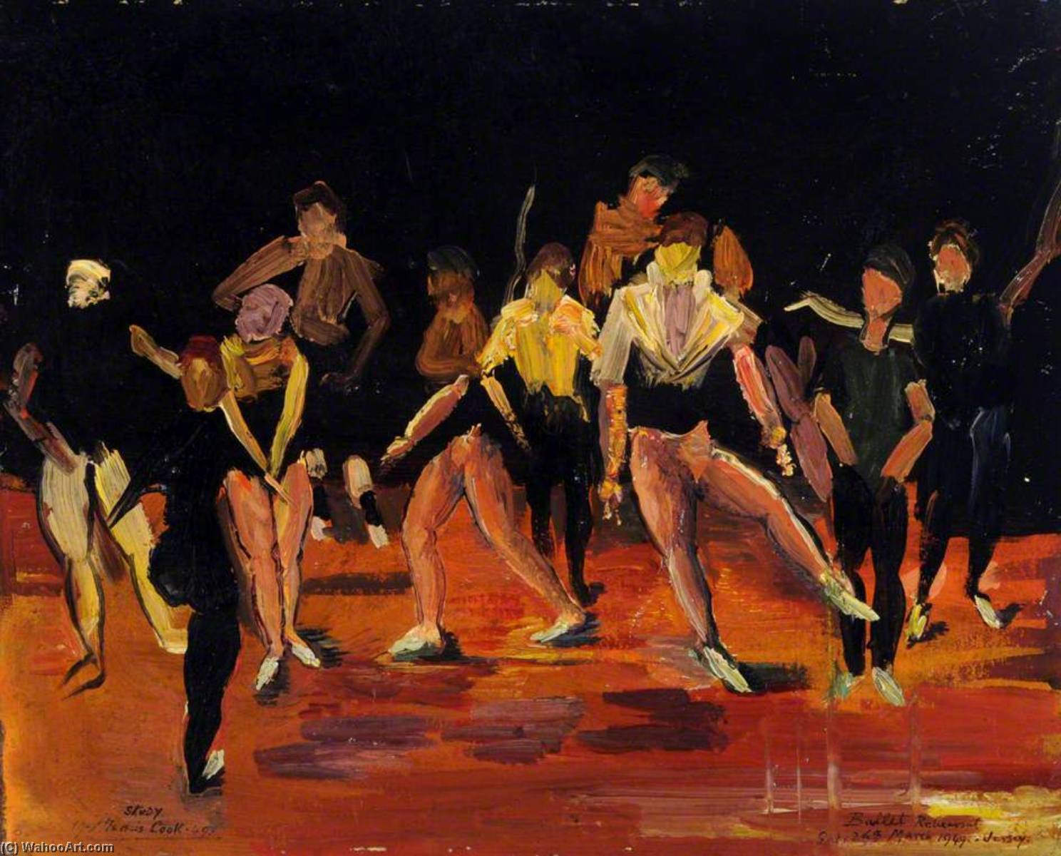 Ballet Rehearsal — Francis Ferdinand Maurice Cook