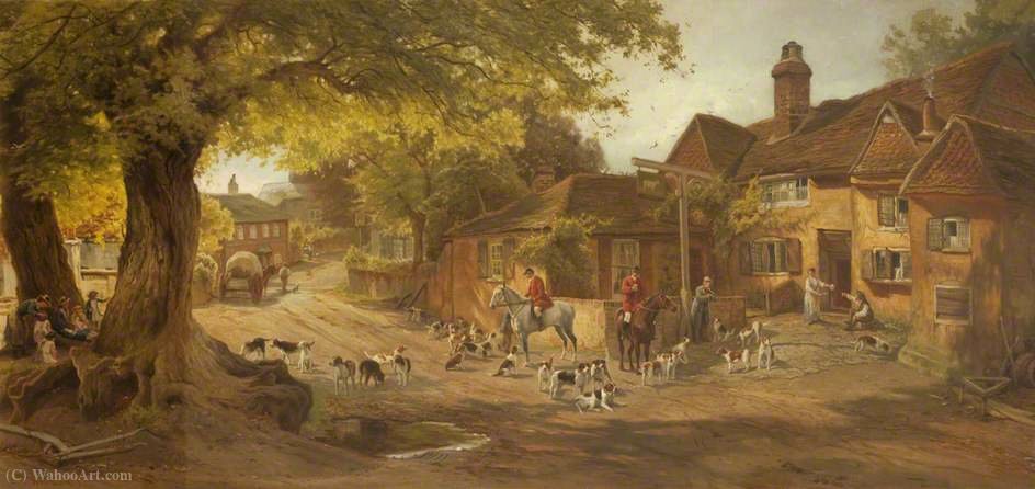 Refresher At The Old Inn — Edward Henry Holder