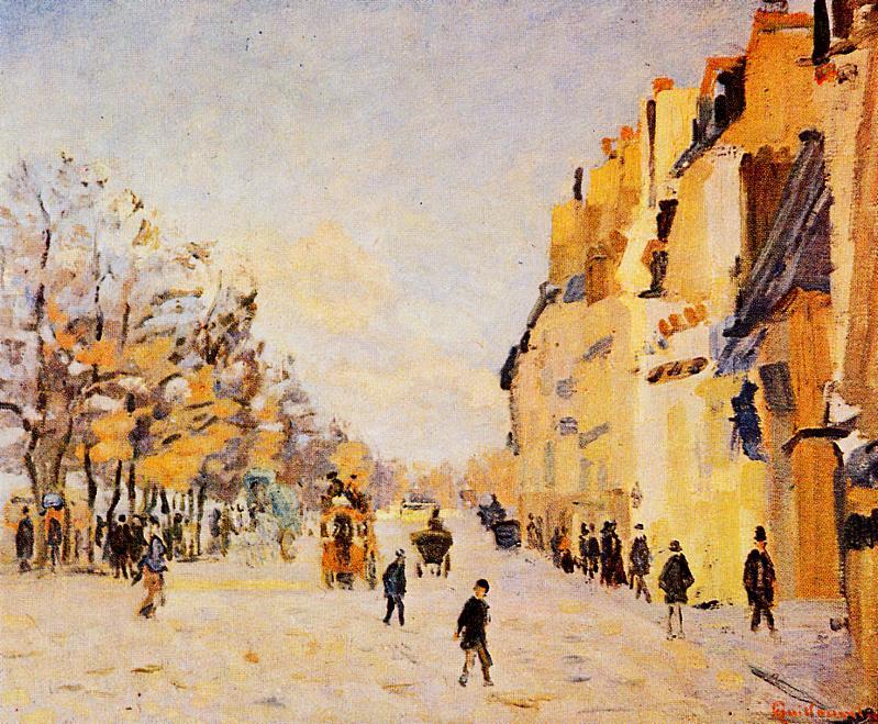 Quai De Bercy - Snow Effect (also Known As Paris, Quai De Bercy, Effet De Neige) — Ferdinand Guillaumin