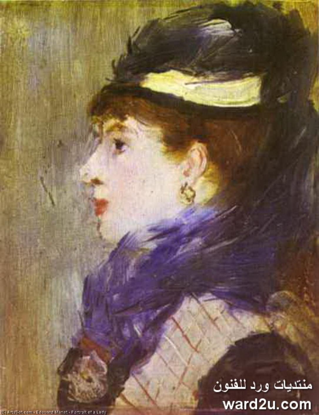 Portrait Of A Lady — Édouard Manet