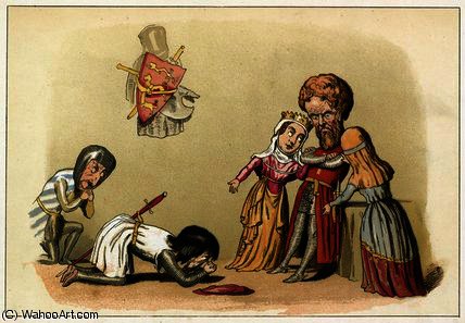 King John Submits To His Brother King Richard — Richard Doyle