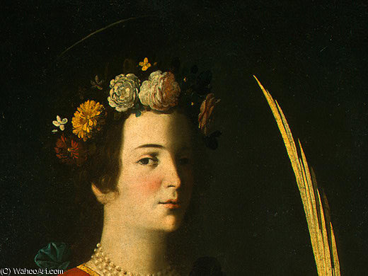 Saint Lucy, Detlalj 2, C. Ng Washington — Francisco De Zurbarán