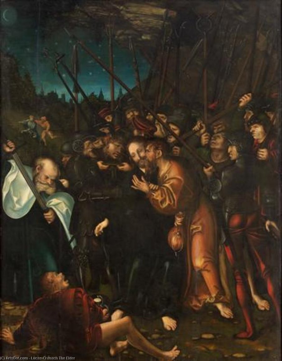 Arrest Of Christ — Lucas Cranach The Elder