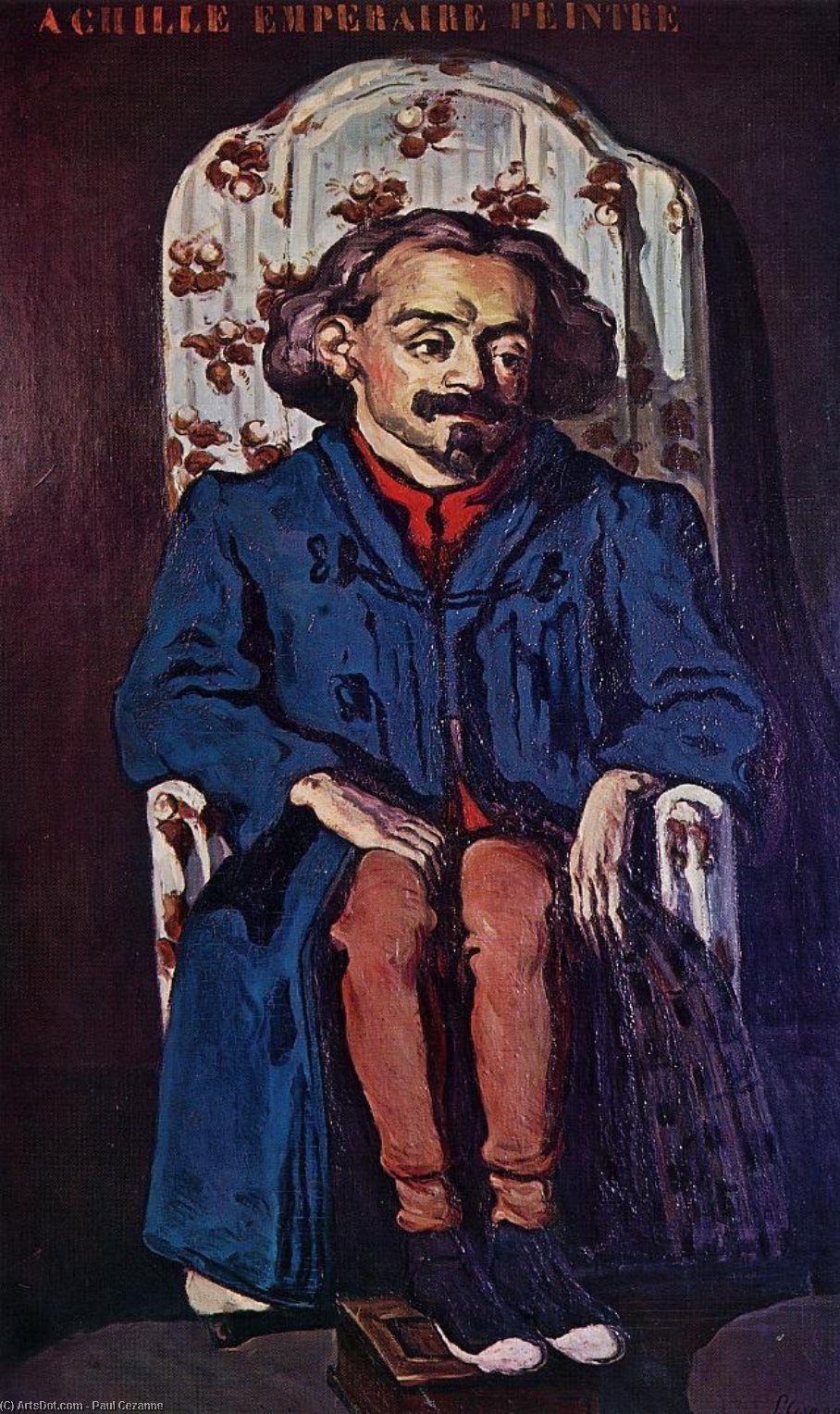 Portrait Of The Painter, Achille Emperaire — Paul Cézanne