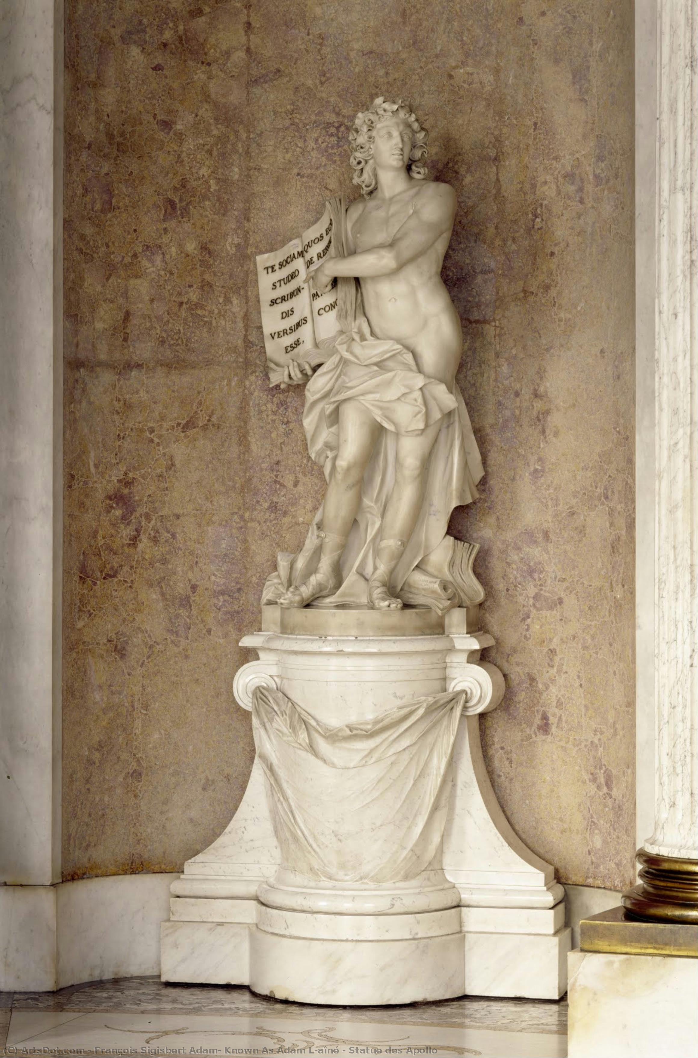 Statue Des Apollo — François Sigisbert Adam, Known As Adam L'aîné