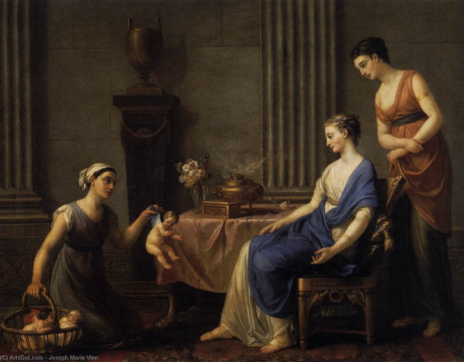 La Marchande D'amours — Joseph Marie Vien