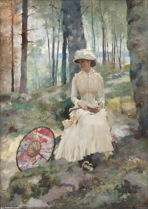 Under The Birches — Albert Edelfelt