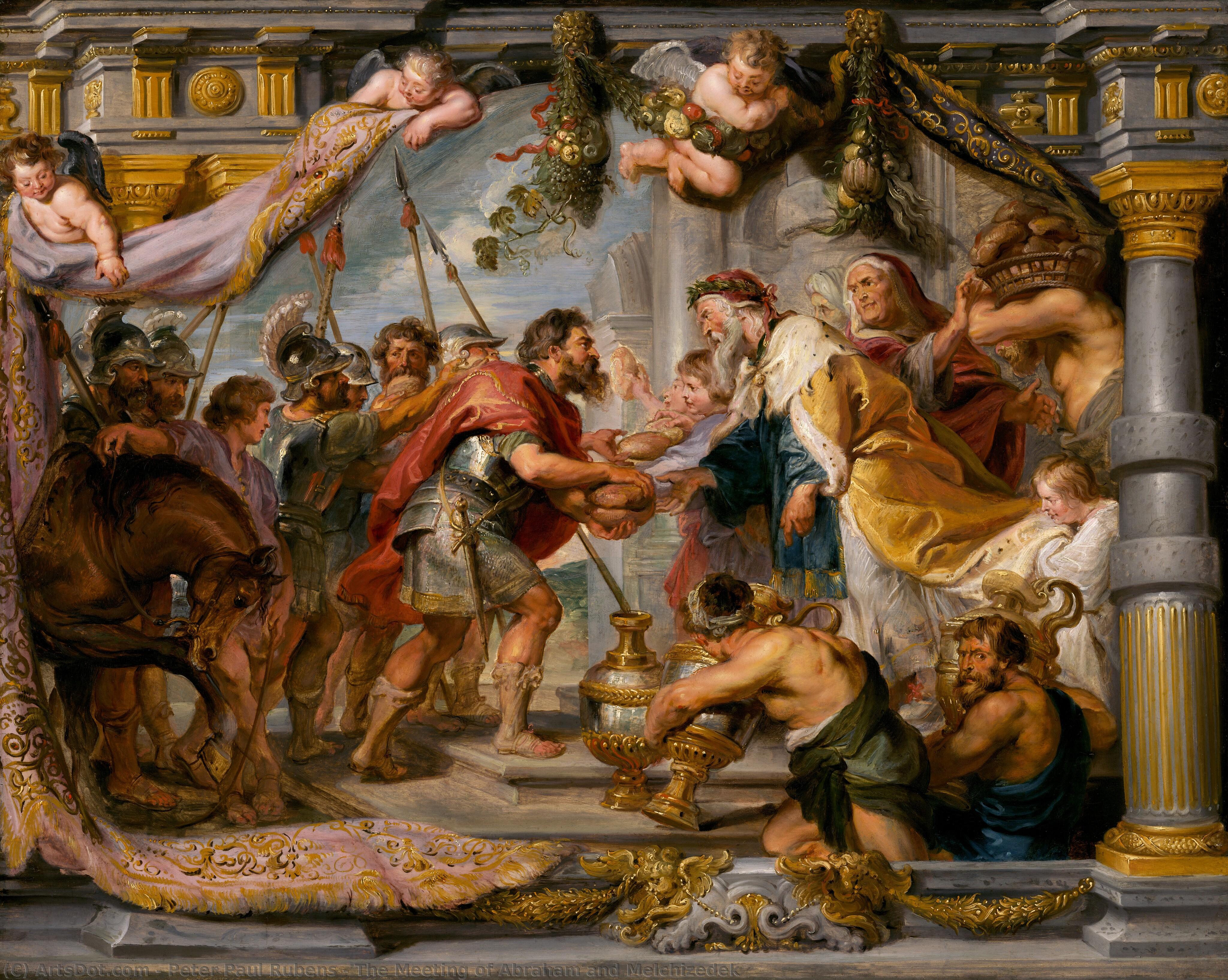 The Meeting Of Abraham And Melchizedek — Peter Paul Rubens
