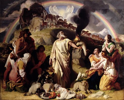 Noah's Sacrifice — Daniel Maclise