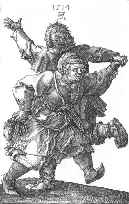 Peasant Couple Dancing — Albrecht Dürer