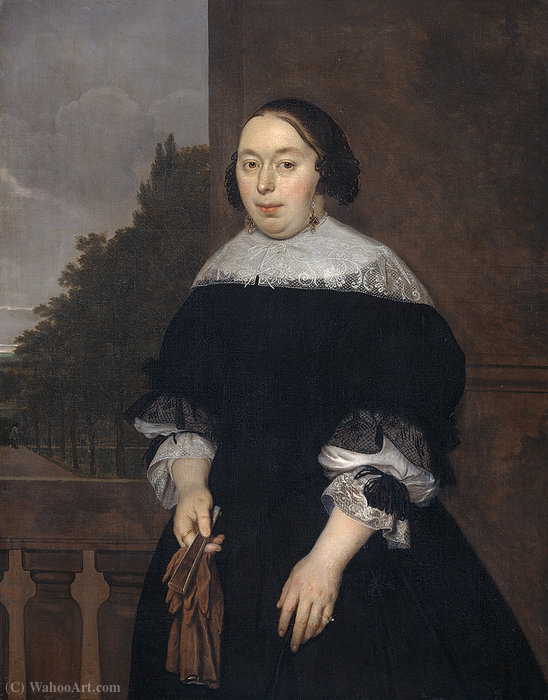 Portrait Of Aletta Van Ravensberg — Ludolf Leendertsz De Jongh
