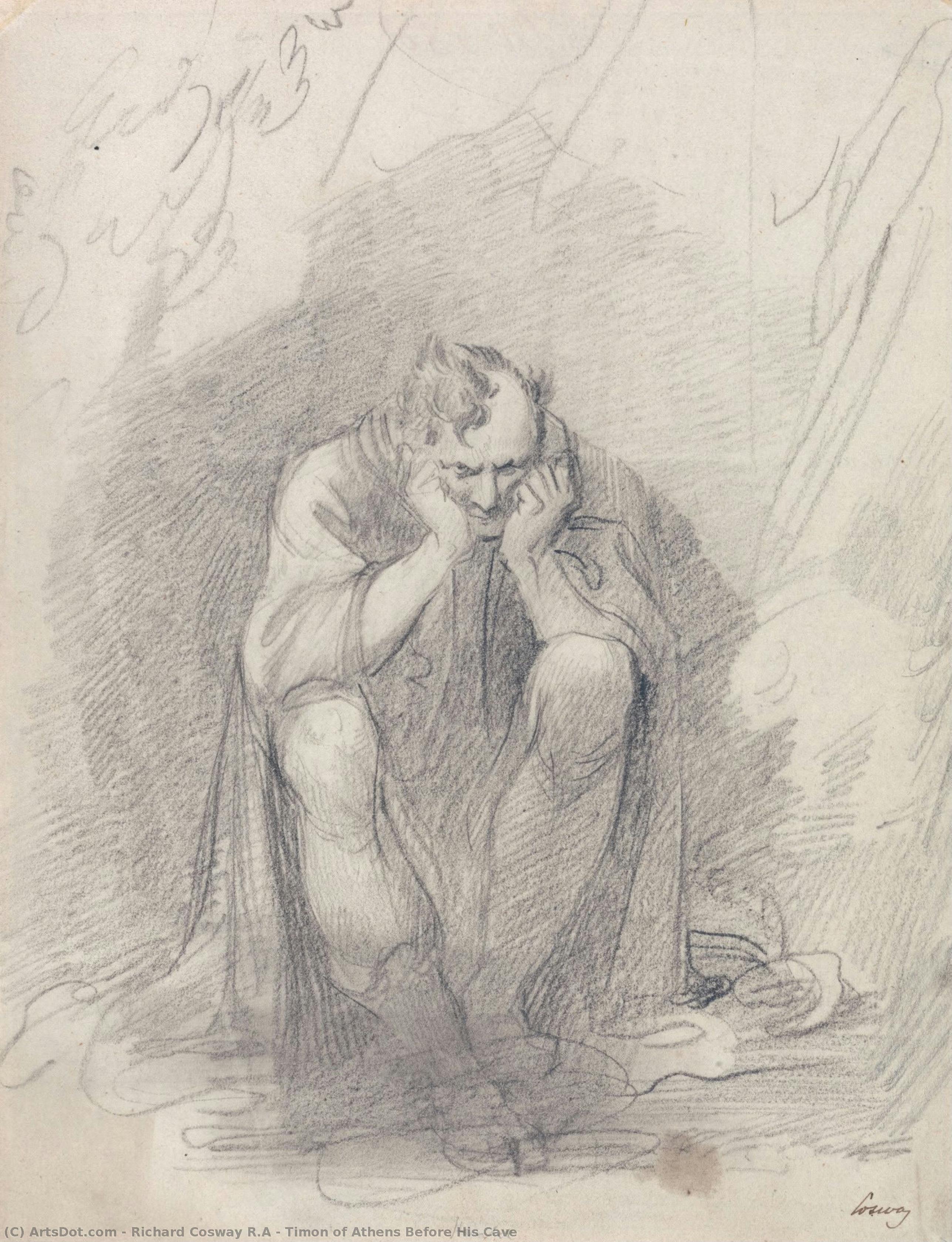 Timon Of Athens Before His Cave — Richard Cosway