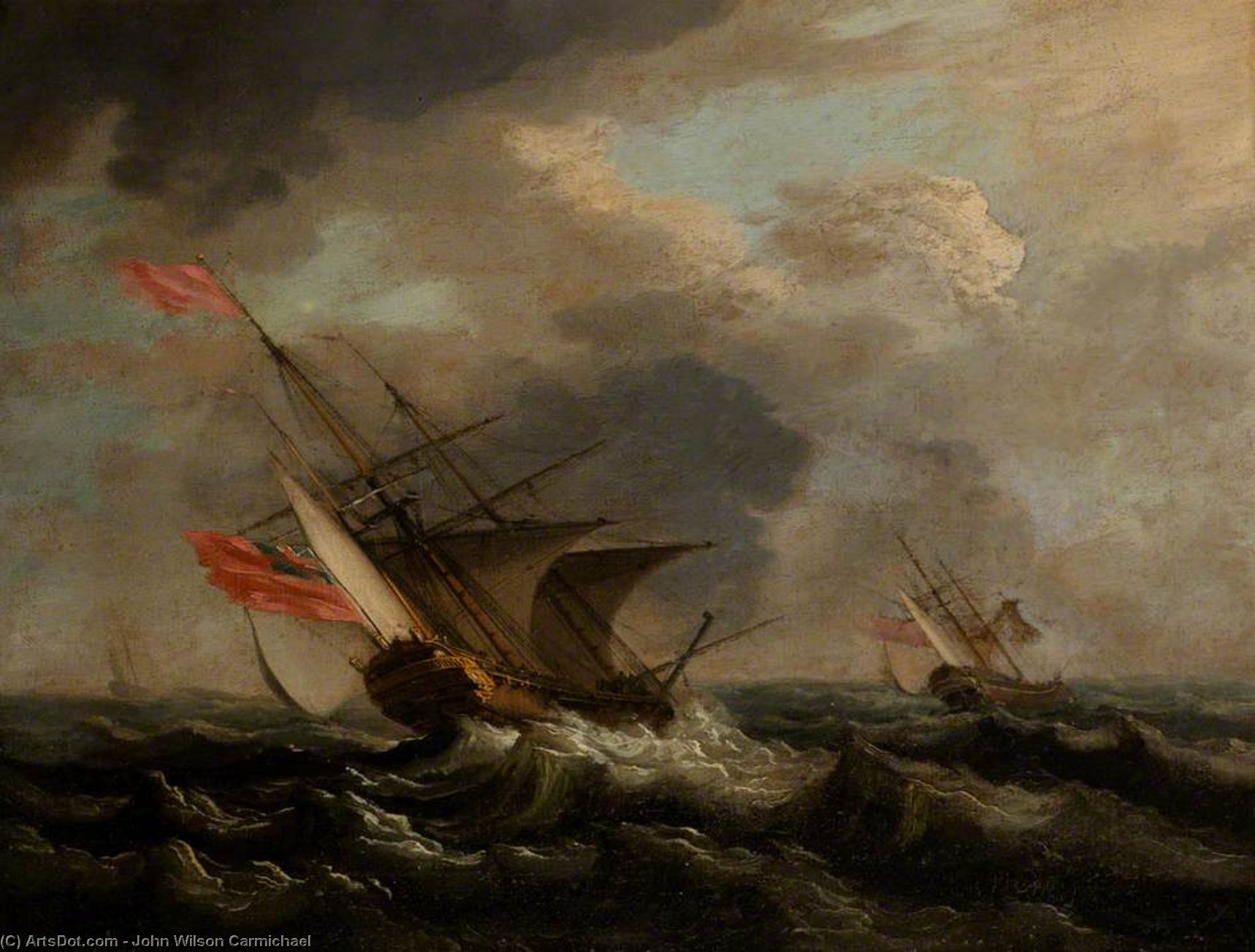 Seascape — John Wilson Carmichael