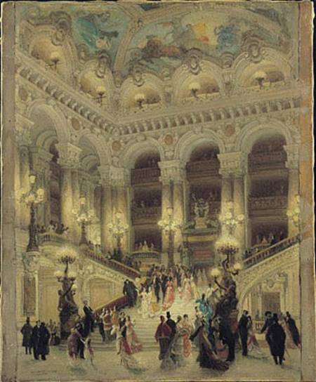 The Staircase Of The Opera — Louis Beroud