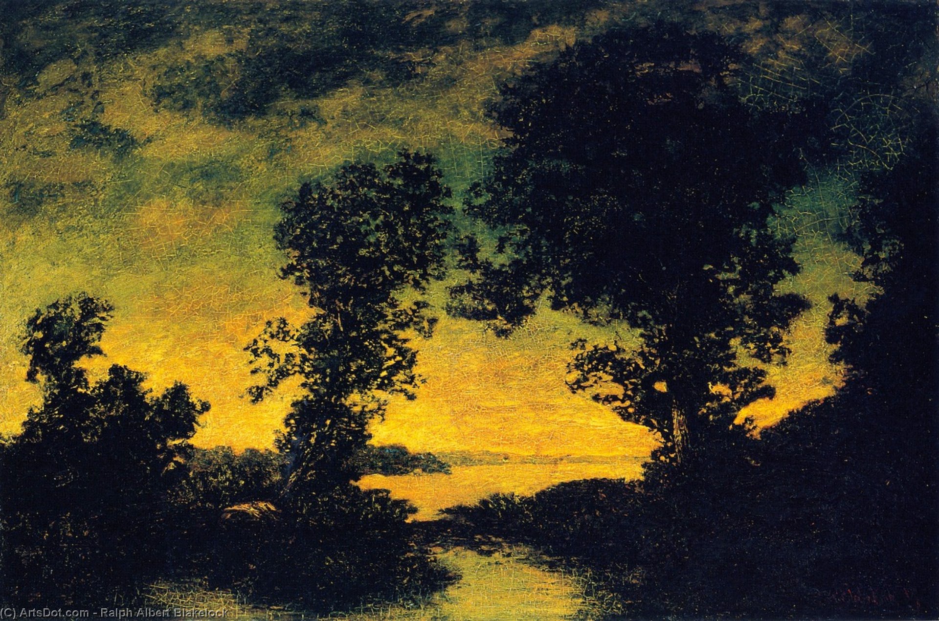 Outlet Of A Mountain Lake — Ralph Albert Blakelock