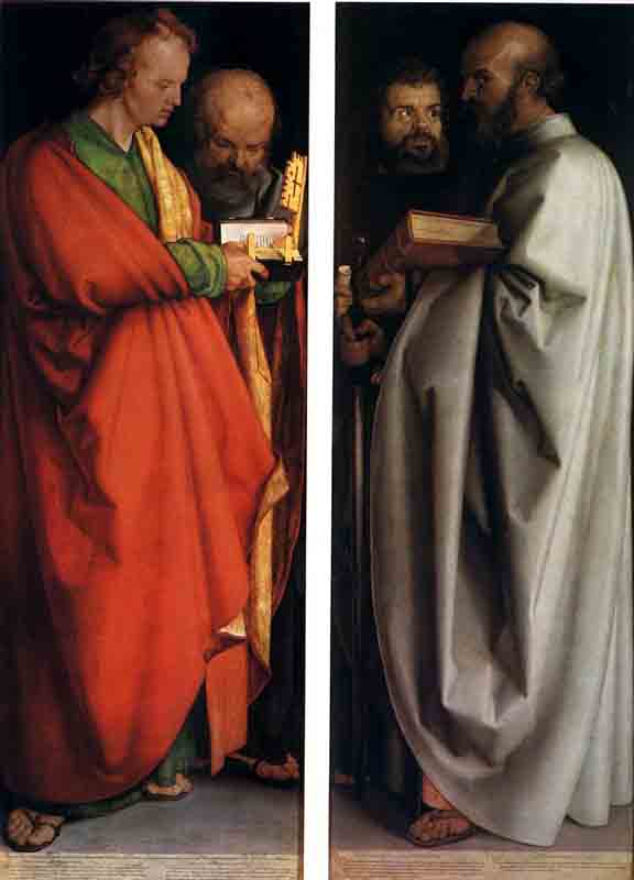 The Four Apostles, Munich — Albrecht Dürer