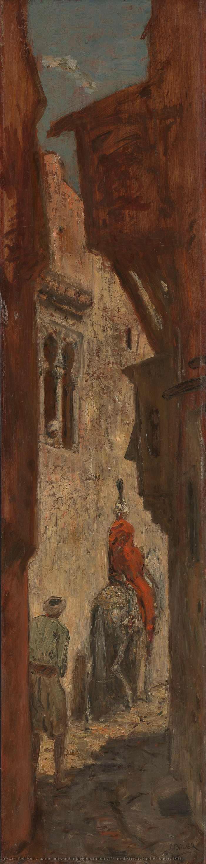 Orental Street, Marius Bauer, 1911 — Marius Alexander Jacques Bauer