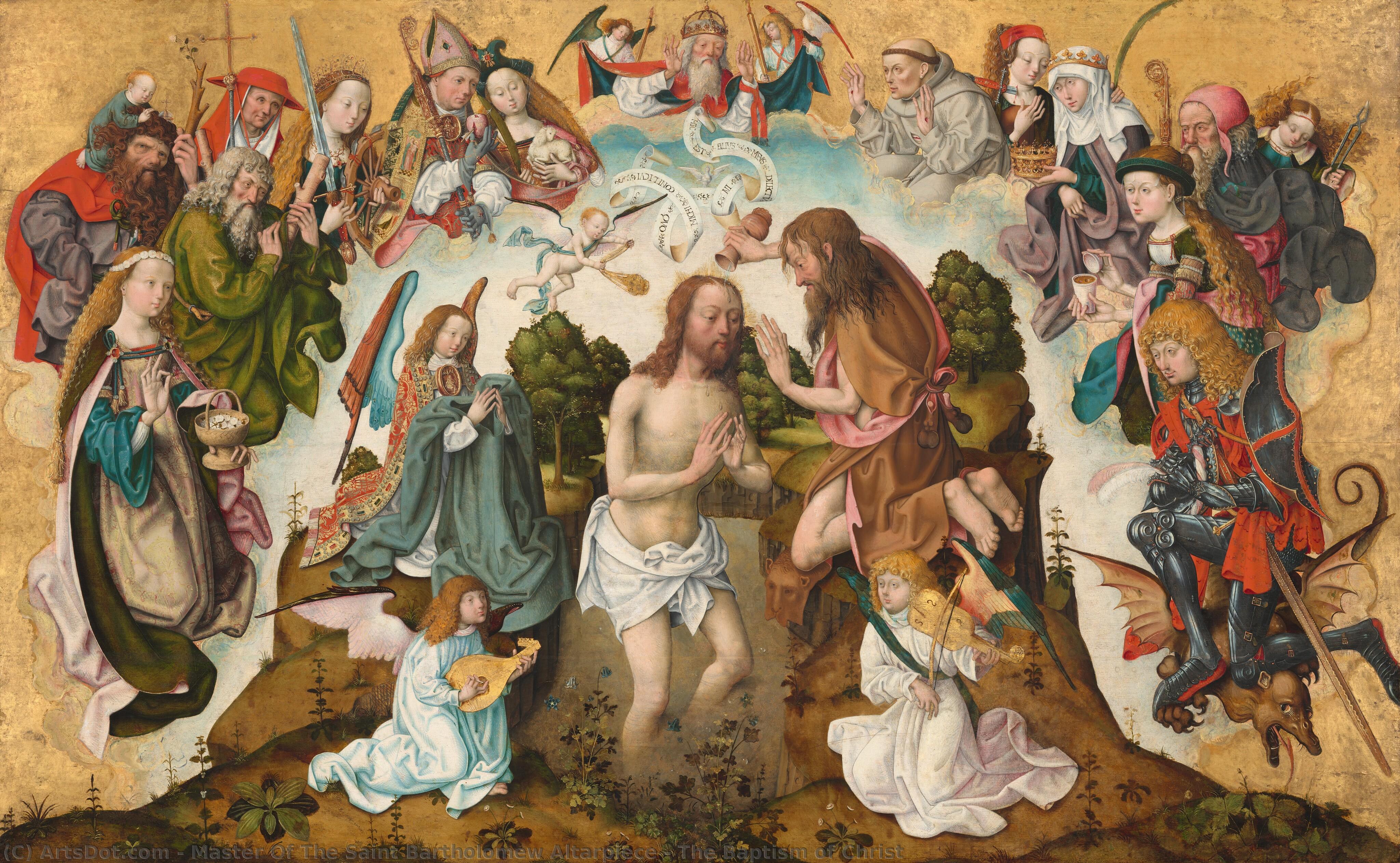 The Baptism Of Christ — Master Of The Saint Bartholomew Altarpiece