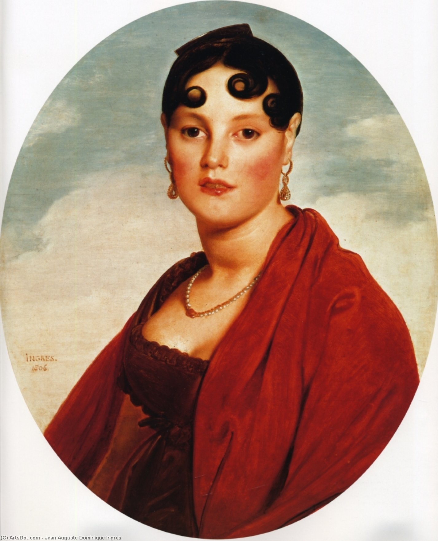 Madame Aymon (also Known As La Belle Zelie) — Jean-auguste-dominique Ingres