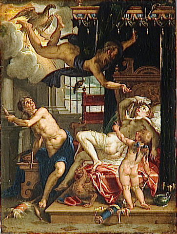 Jupiter Et Danae — Joachim Anthonisz Wtewael
