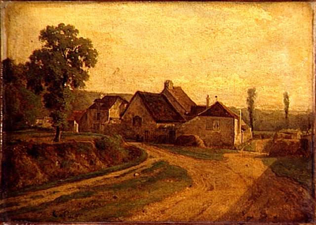 Le Matin Au Village — Adolphe Félix Cals