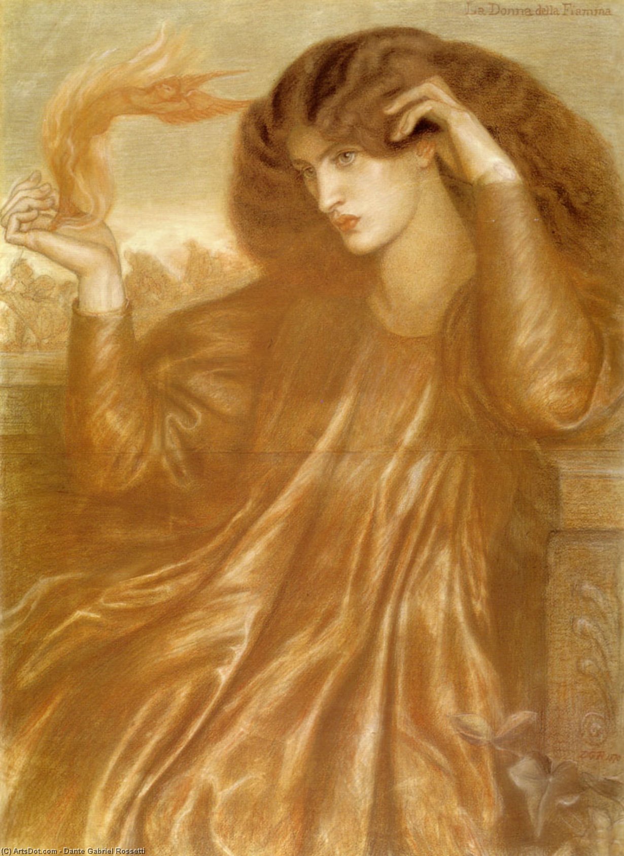 La Donna Della Fiama — Dante Gabriel Rossetti