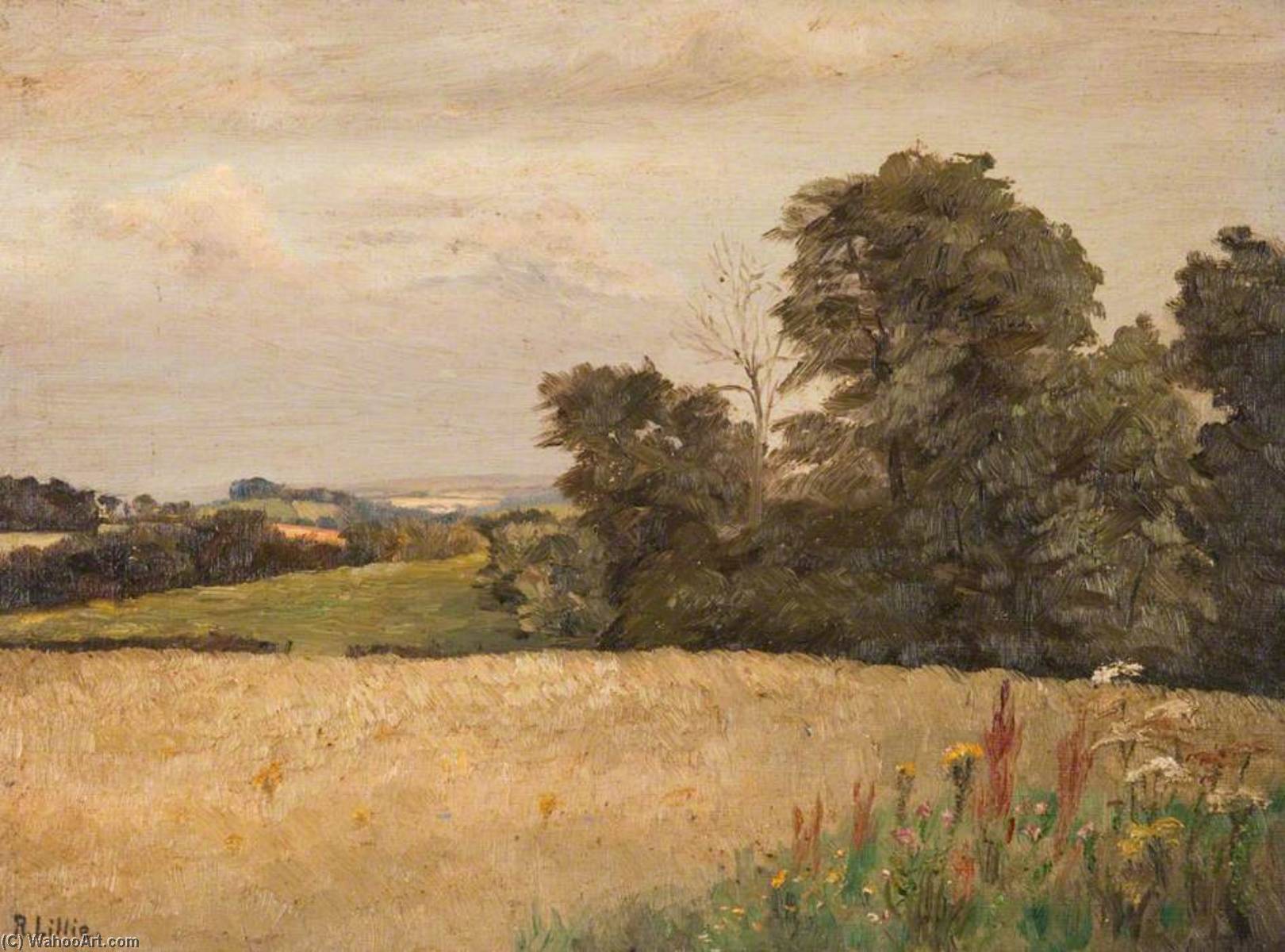Looking East From Waterworks, Milngavie — Robert Lillie