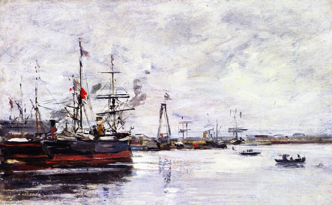 Le Havre, The Port — Eugène Louis Boudin
