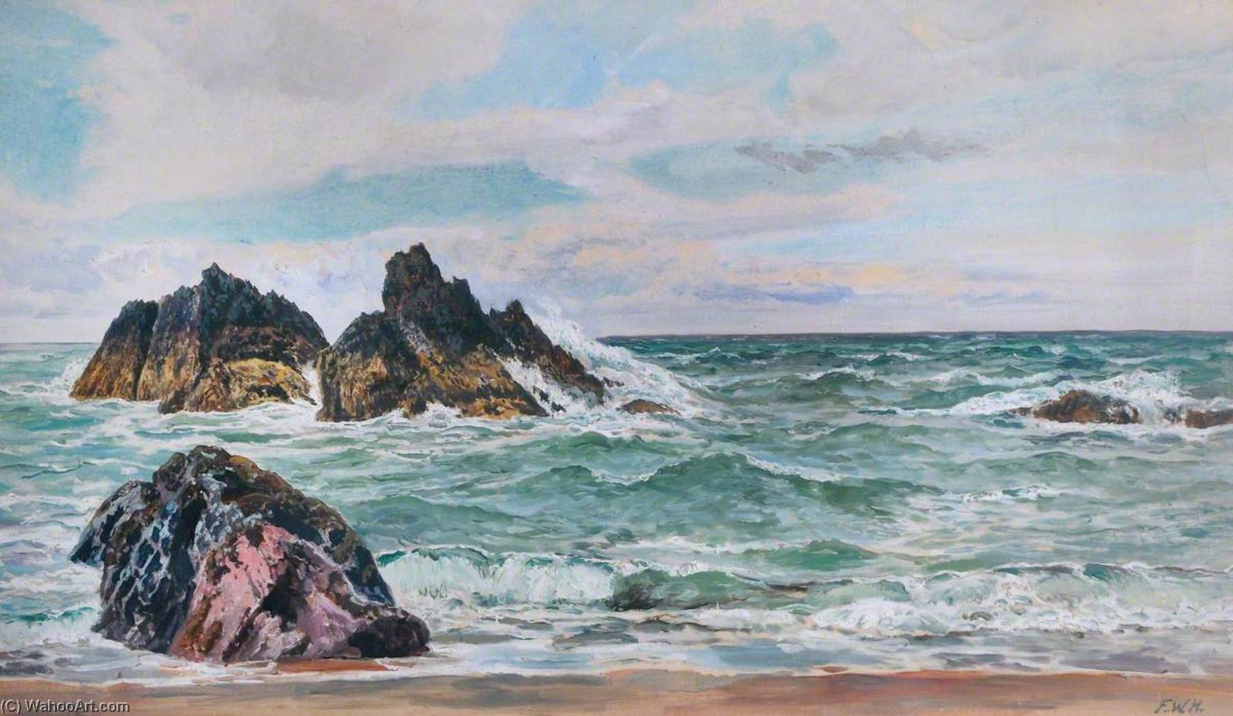 Outer Reef, Llanddwyn — Frederick William Hayes