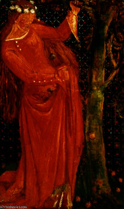 Woman Gathering Fruit — Dante Gabriel Rossetti