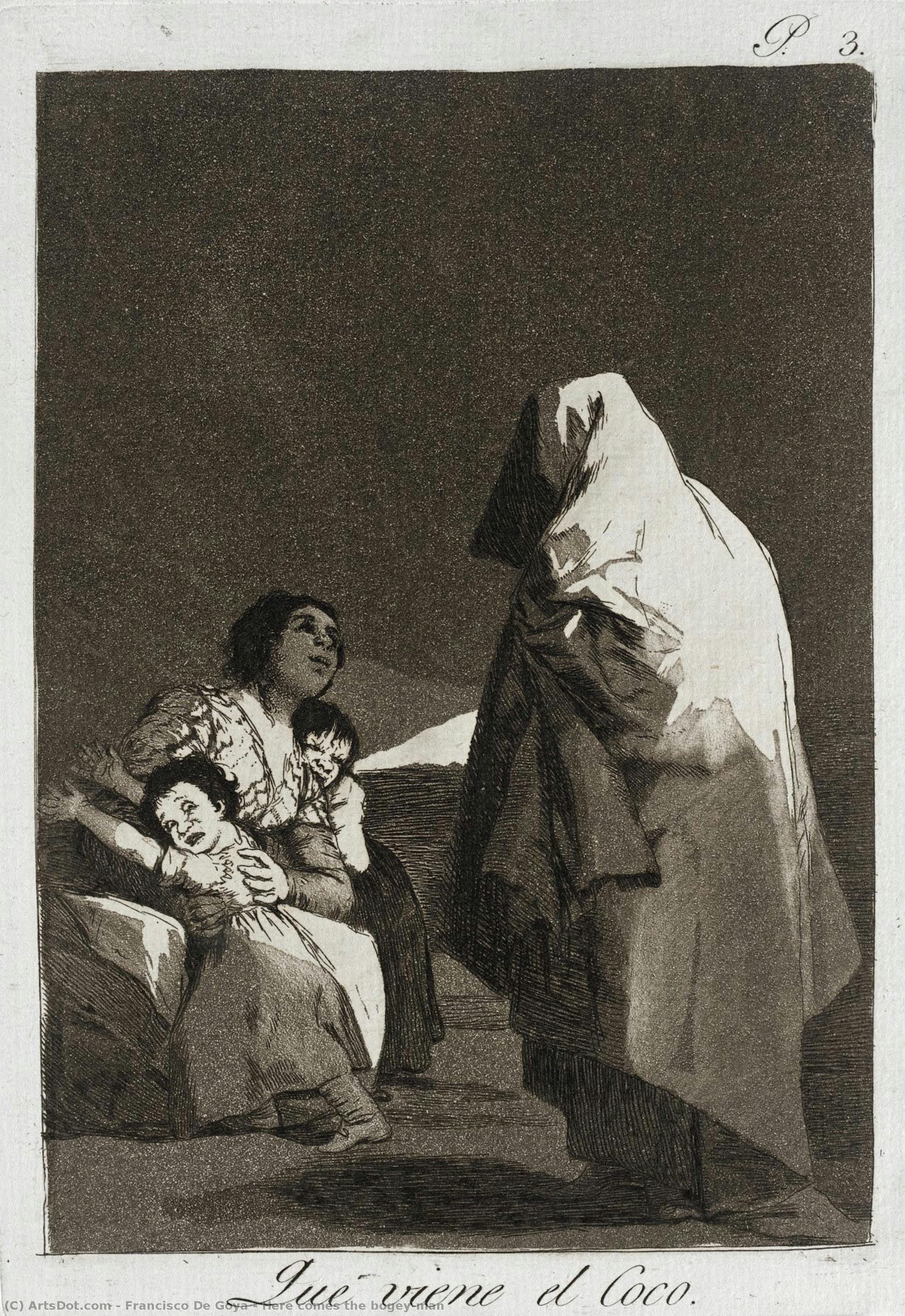 Here Comes The Bogey-man — Francisco José De Goya Y Lucientes