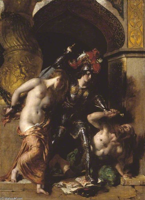 Britomart Redeems Faire Amoret — William Etty