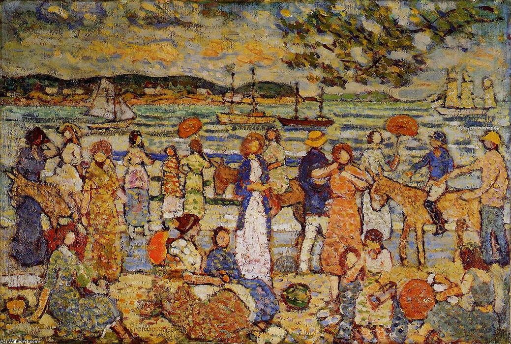 Along The Shore — Maurice Brazil Prendergast