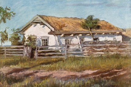 A Doukhobor House — Harold Copping