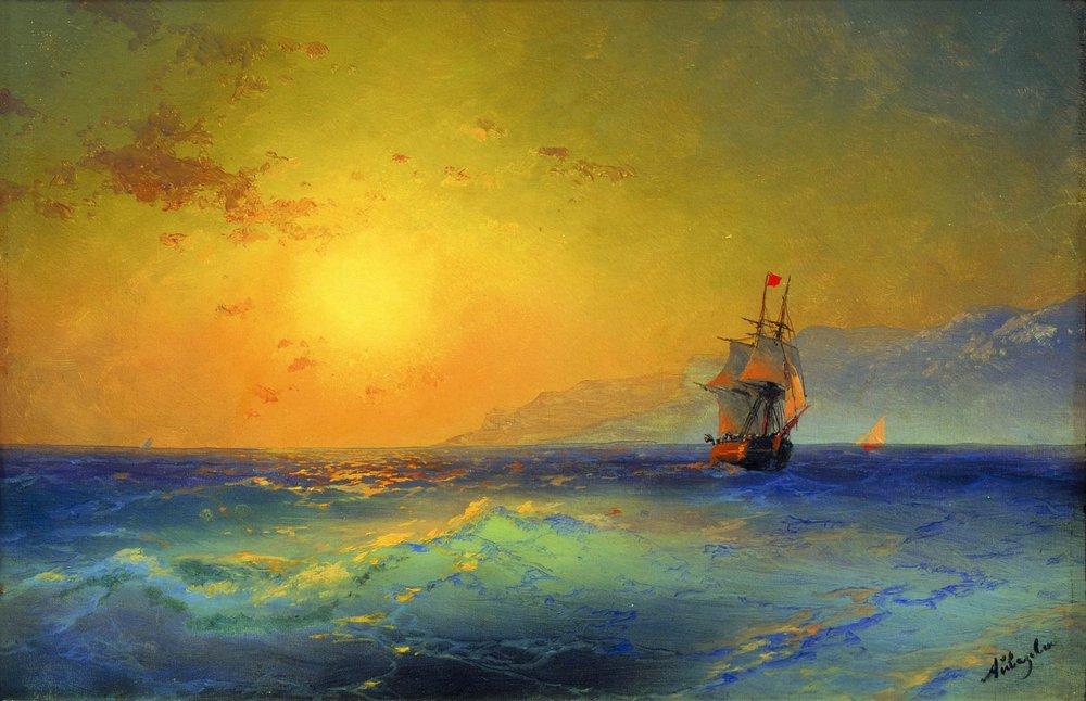 Near Crimean Coast — Ivan Konstantinovich Aivazovsky