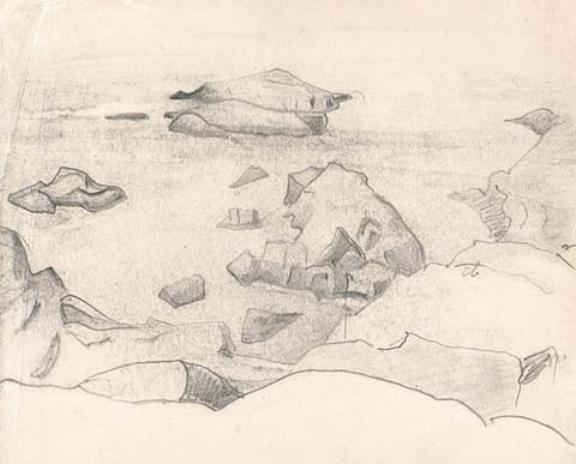 Monhegan Sketch 30 — Nicholas Roerich