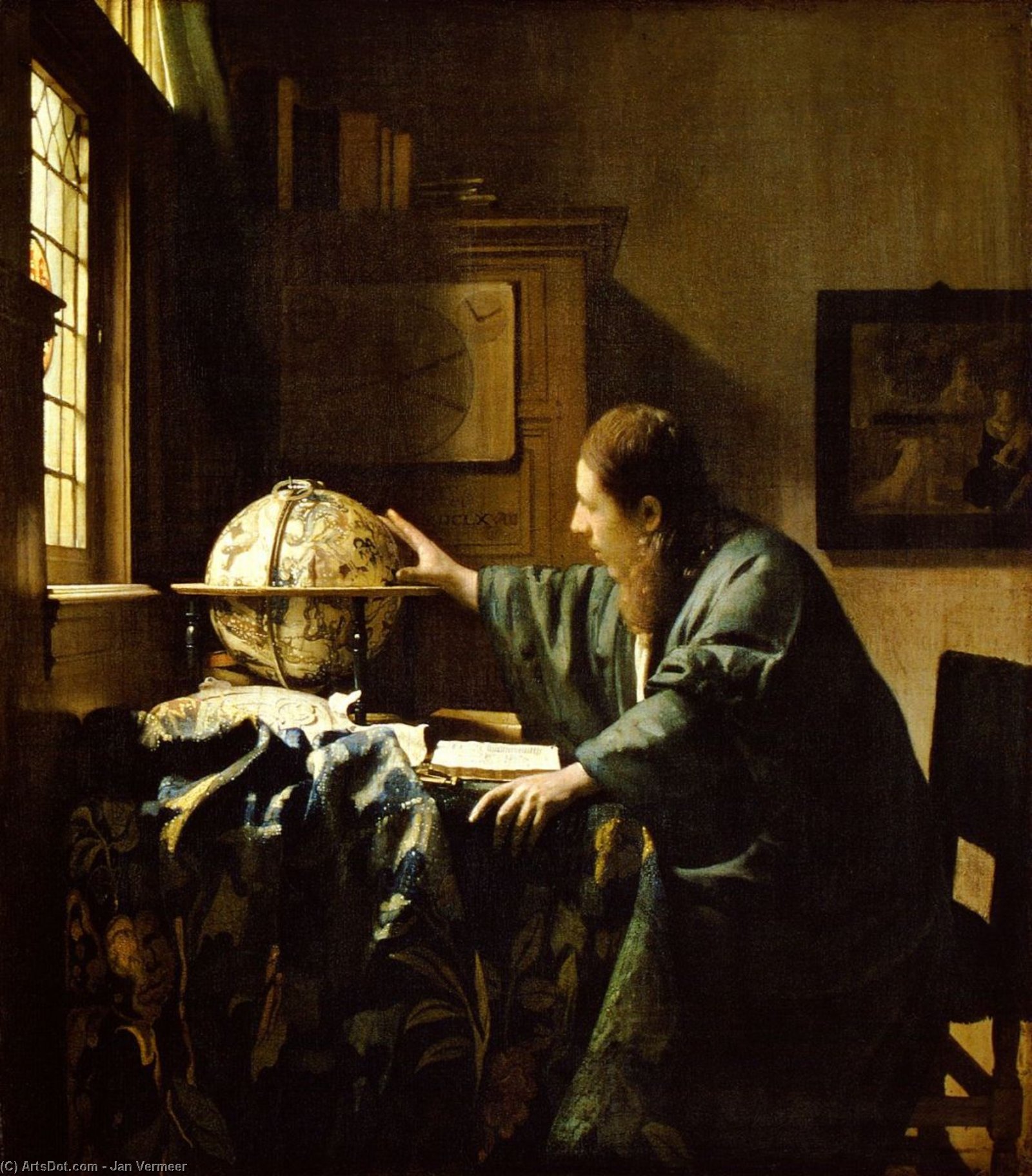 The Astronomer, Louvre — Johannes Vermeer