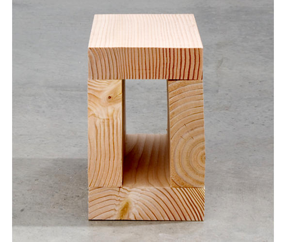 Douglas Fir Small Horizontal Rectangle — Carl Andre