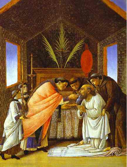 Last Communion Of St. Jerome — Sandro Botticelli