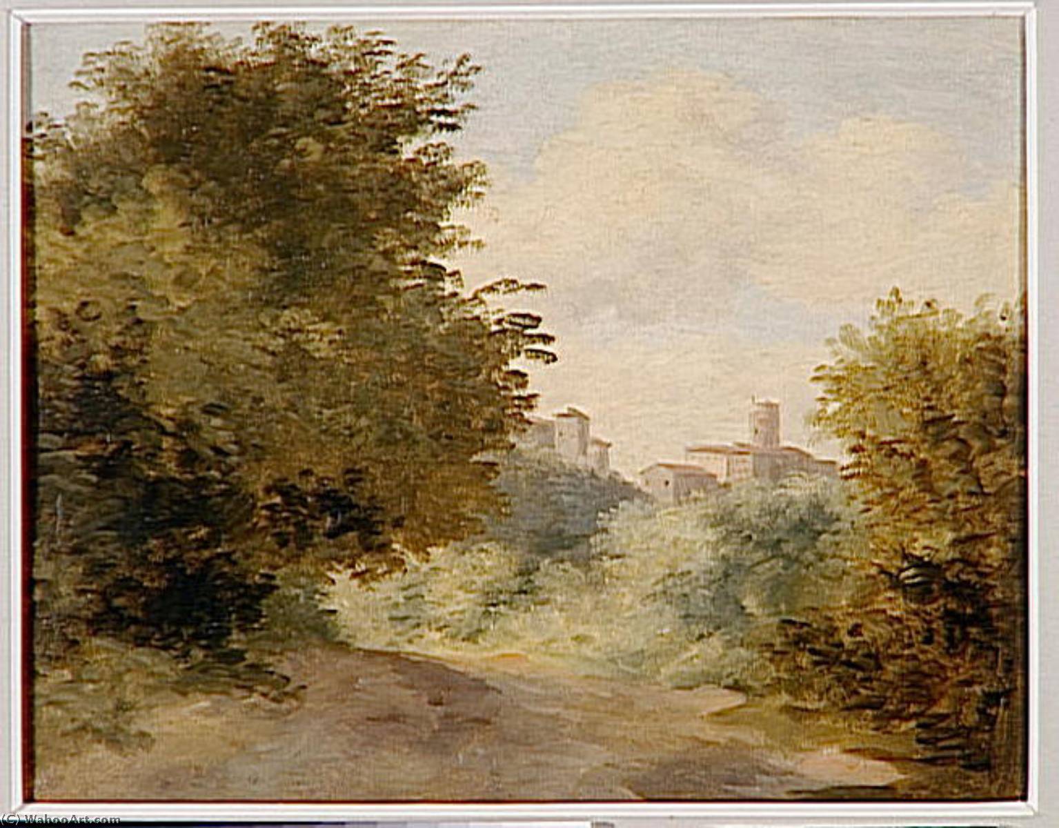 Paysage Boise A Nemi — Pierre De Valenciennes
