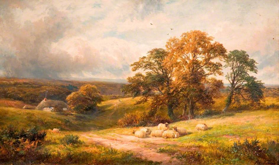 A Quiet Scene In South Derbyshire — George Turner