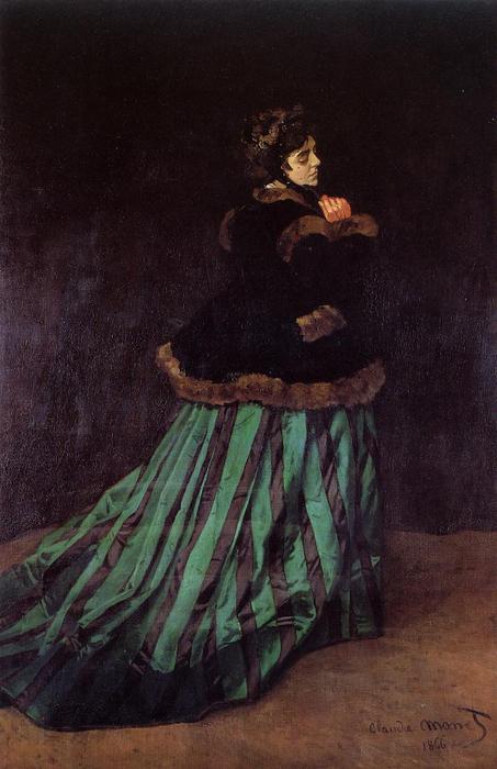 Camille (also Known As The Woman In A Green Dress) — Claude Monet