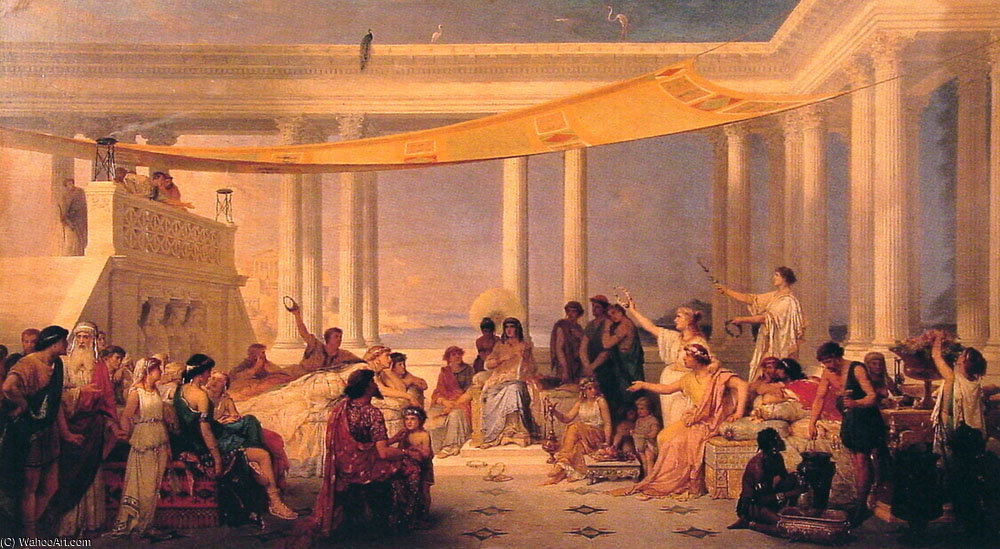 Sappho At Mitylene — Pierre Olivier Joseph Coomans