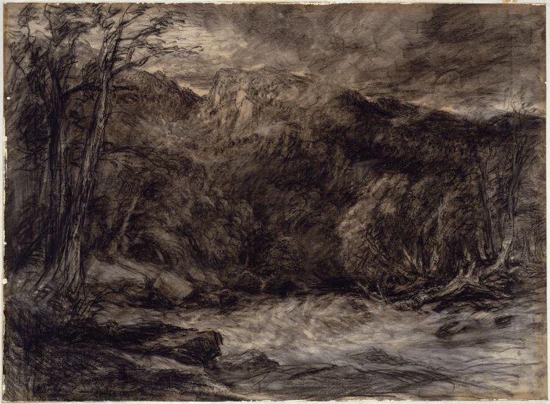 A Mountain Torrent — David Cox