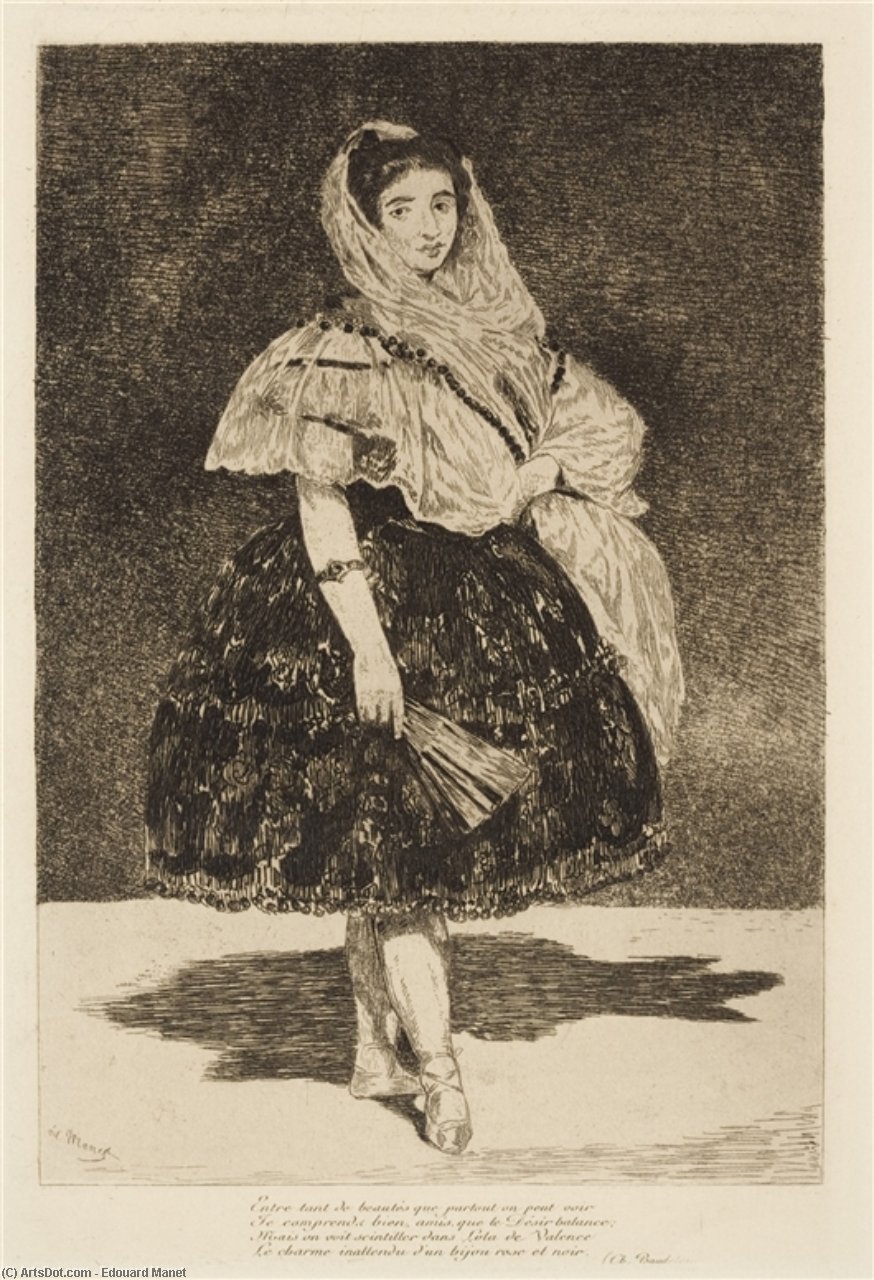 Lola De Valence 1 — Édouard Manet