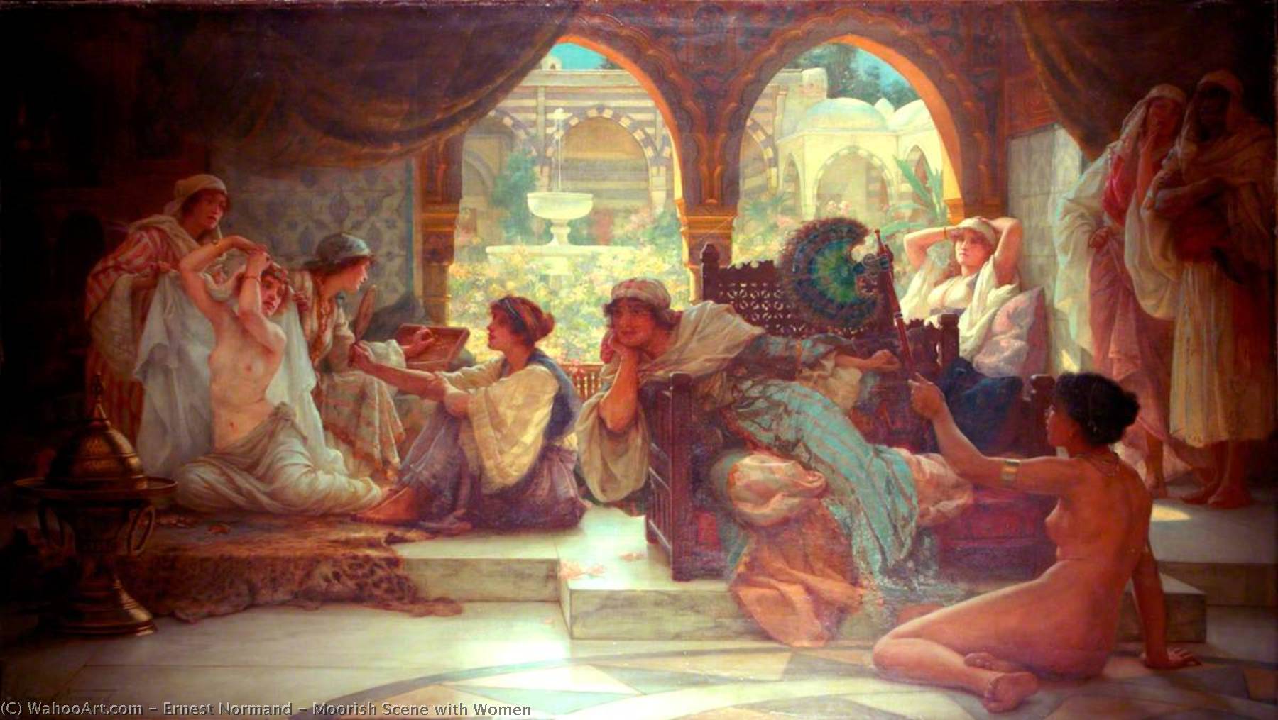 Moorish Scene With Women — Ernest Normand