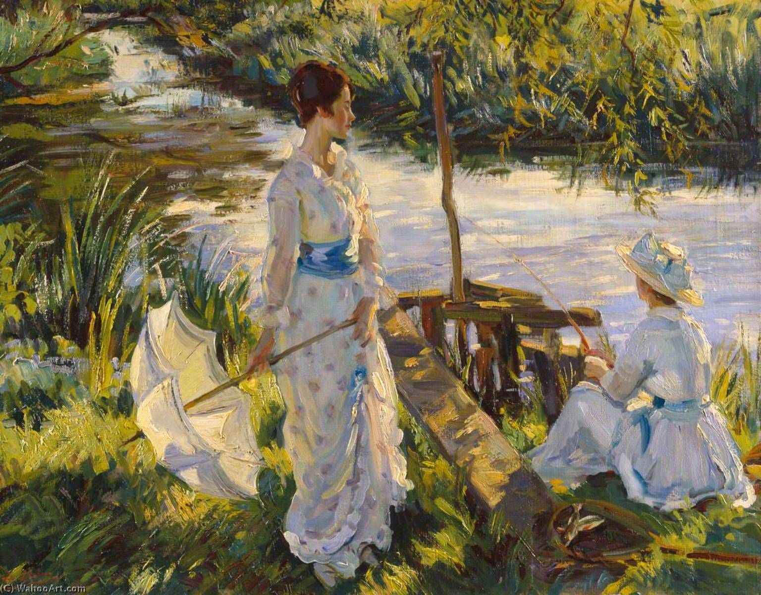 Fishing — Wilfrid Gabriel De Glehn
