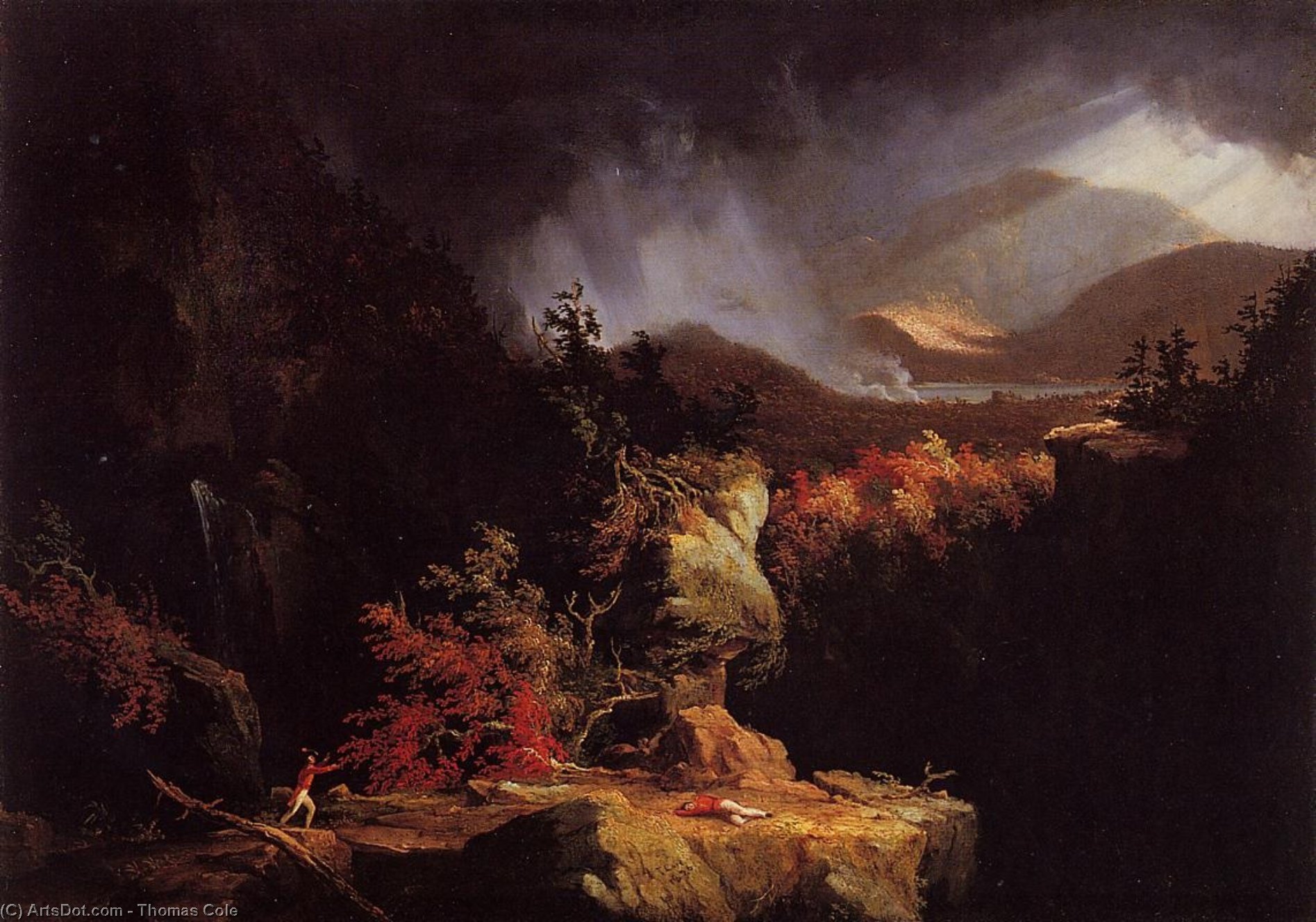 Gelyna (also Known As View Near Ticonderoga) — Thomas Cole